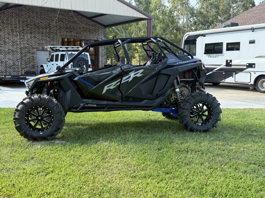 2022 Polaris RZR Pro XP4 Ultimate mods — Super ATV portals, ITP Cryptid tires, MSA M34 Flash wheels and Tusk light bar — Trail Tested TX