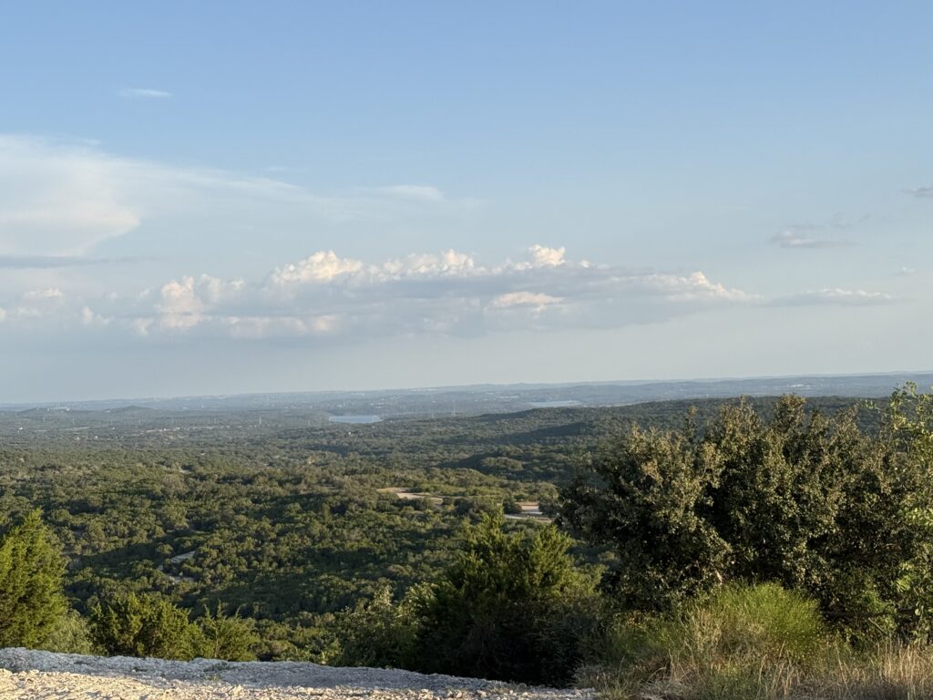 View from the top of Wild Cat Mountain at Hidden Falls Adventure Park